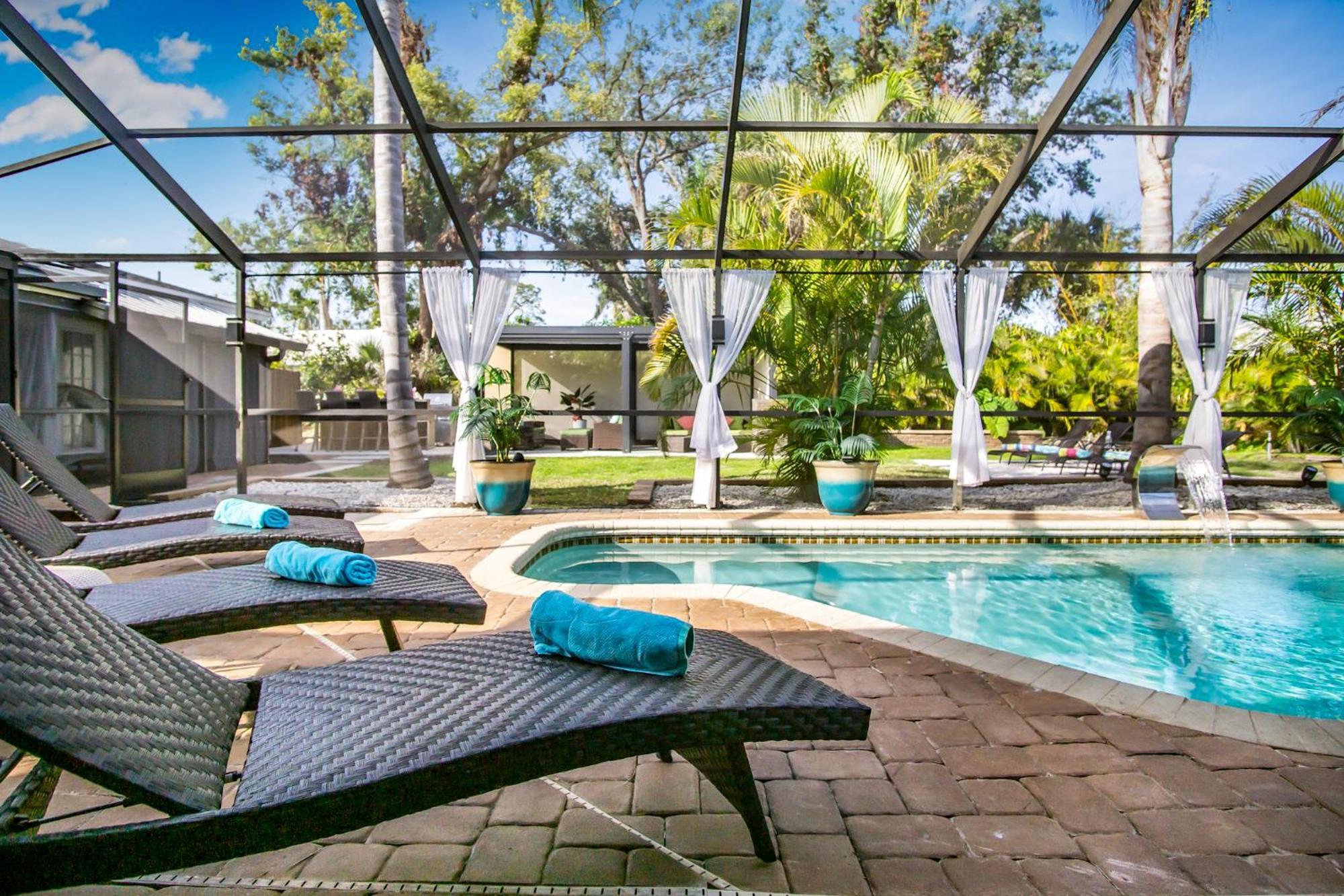 Heated Pool Just 1.7 Mi To Beach The Ocean Pearl 萨拉索塔 外观 照片